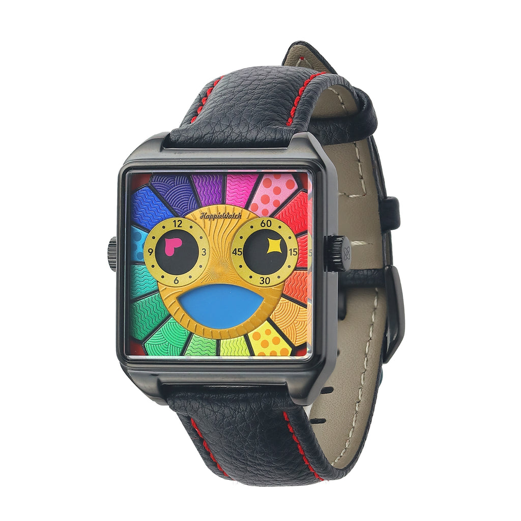 HappieWatch The Sunflower Colorful Abstract Art Watch