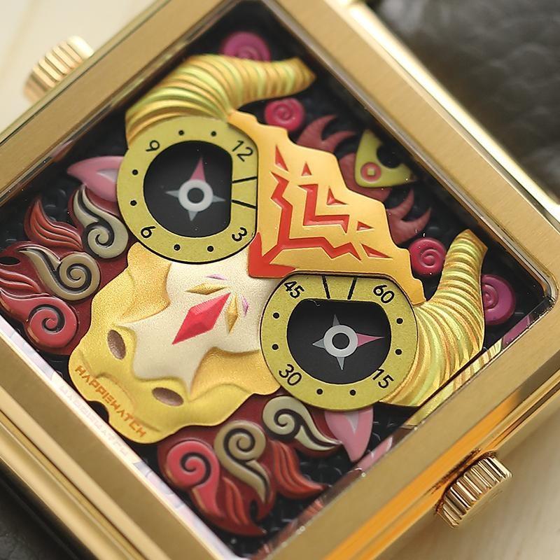 Happiewatch The Sacred Bull of Five Colors — Power Meets Art