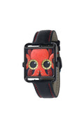 HappieWatch Crimson Octopus Art Dial Watch — Limited Edition