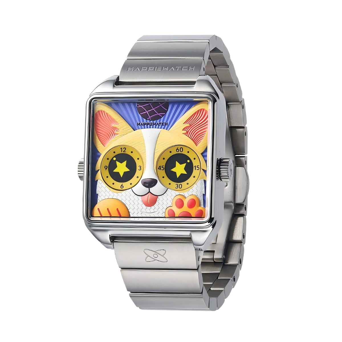 HappieWatch The Corgi Rebel — Modern Dog Watch with Attitude